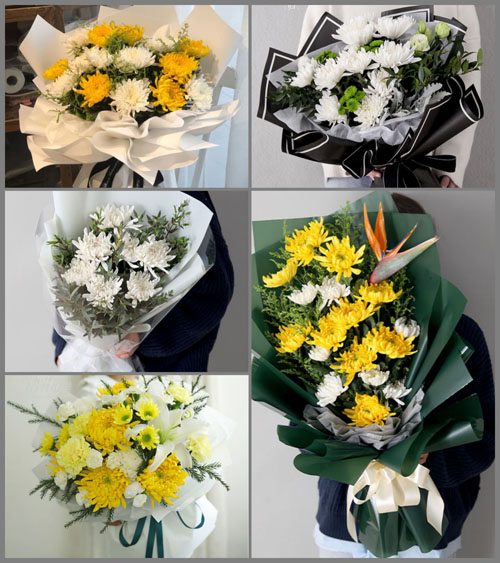 广东湛江市吴川市塘尾街道东海社区白事花束代送